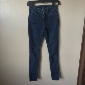 White House Black Market High Rise Blue Jeans